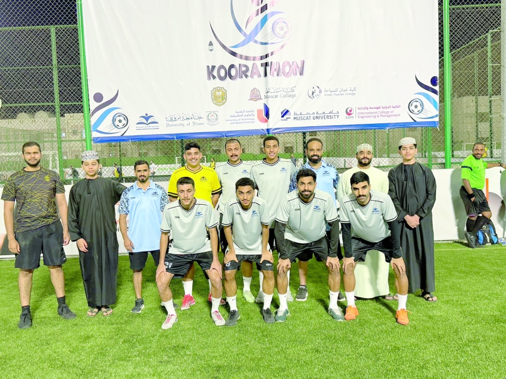 
The Oman Logistics Academy (A) team. 