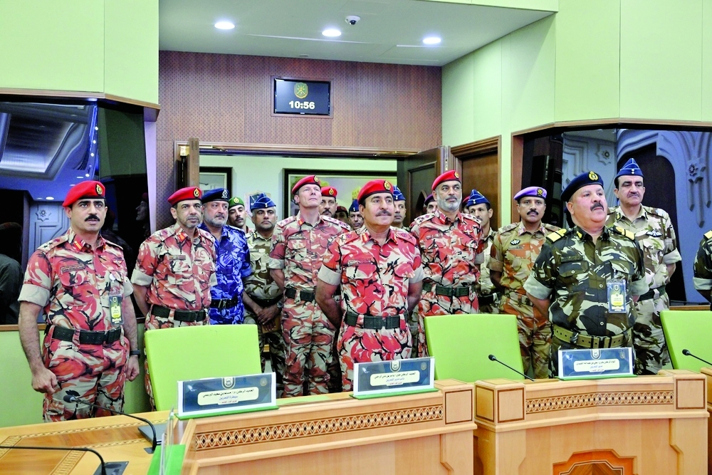 The ceremony was held under the auspices of Maj Gen Matar bin Salim al Balushi. - ONA