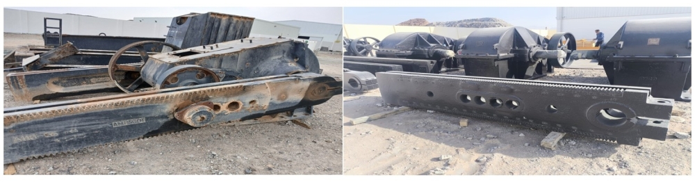 Before and after: Beam pumping units remain essential to onshore oil production, particularly in mature fields where artificial lift systems are critical to sustaining output.