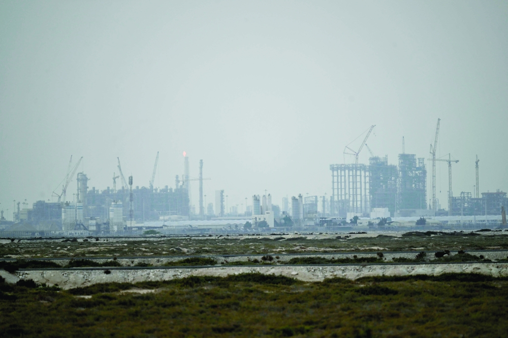 This photo shows QatarEnergy's operating facilities in Ras Laffan Industrial City. — AFP