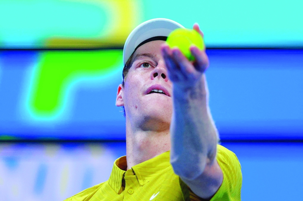 Italy's Jannik Sinner  