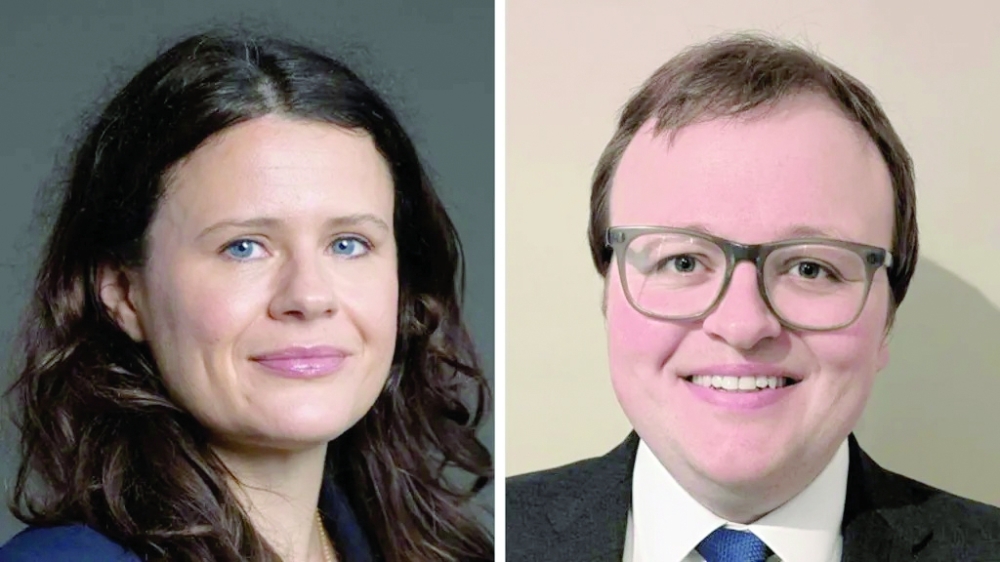 Scottish Labour MP Joani Reid and her husband David Taylor