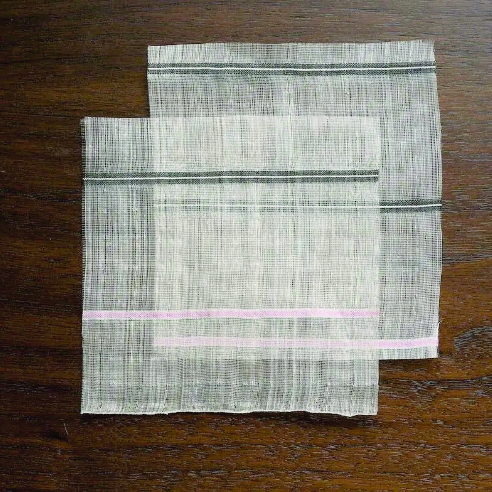 Sheers woven from pineapple fibers suitable for window treatments and lampshades