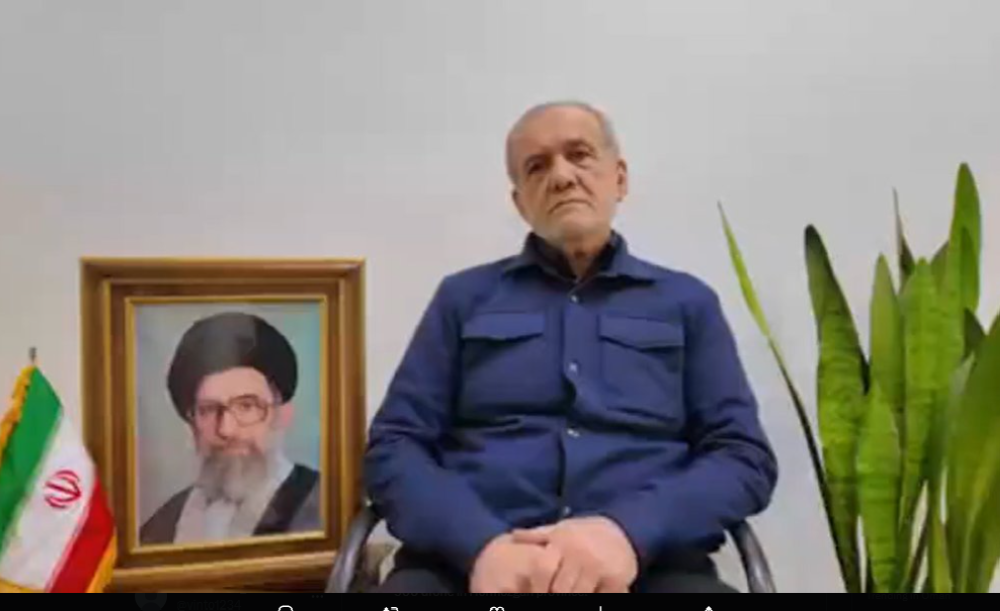 ⁠Iran's President ​Masoud ​Pezeshkian 
