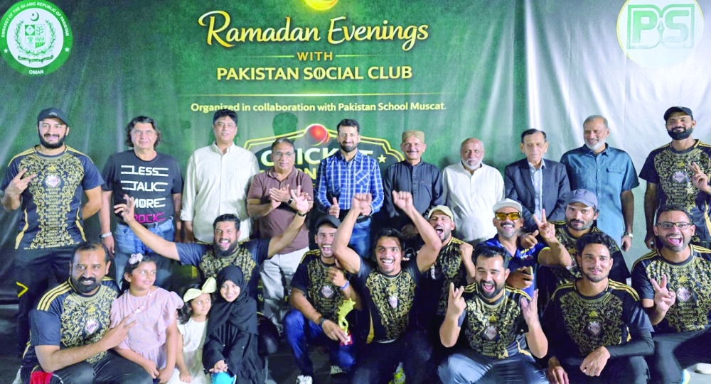 Meerath Baushar players celebrate after beating Horizon Cosmos in the semifinal.