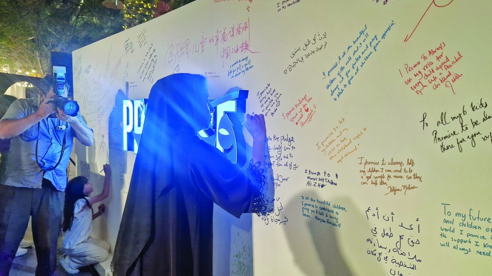 To stand with children is the simple message behind the Unicef initiative 