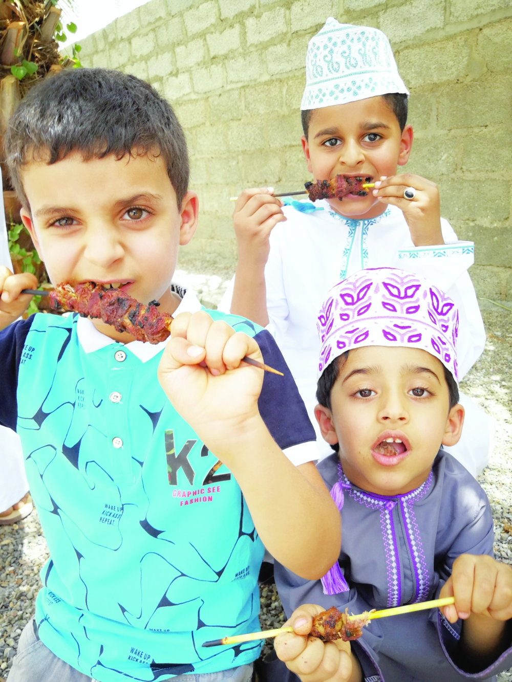 Meat is a staple dish throughout the Eid days, which can last more than three days in some Wilayats of the Sultanate of Oman