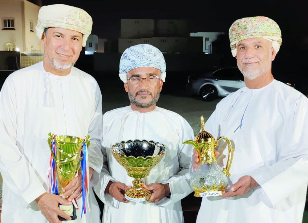 (From left) Said bin Hamoud al Humaidi, Ali bin Said al Siyabi and Zaher bin Nasser al Maashari.