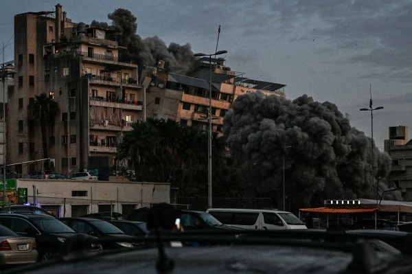 Israeli strikes hit central Beirut killing six