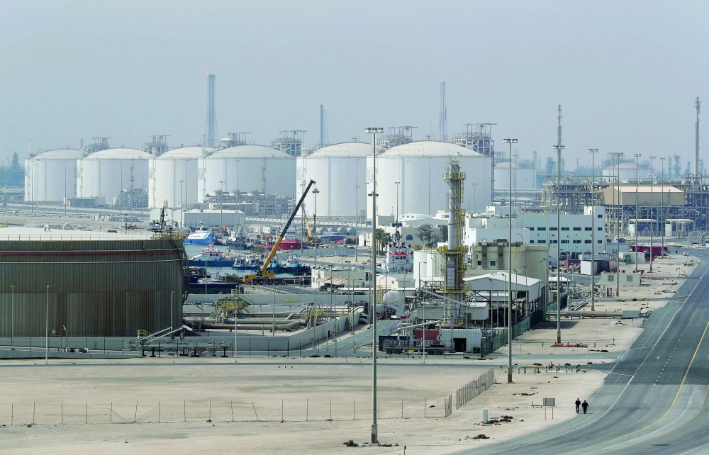 The Ras Laffan Industrial City, Qatar's principal site for production of liquefied natural gas and gas-to-liquid, some 80 kilometres north of the capital Doha. — AFP