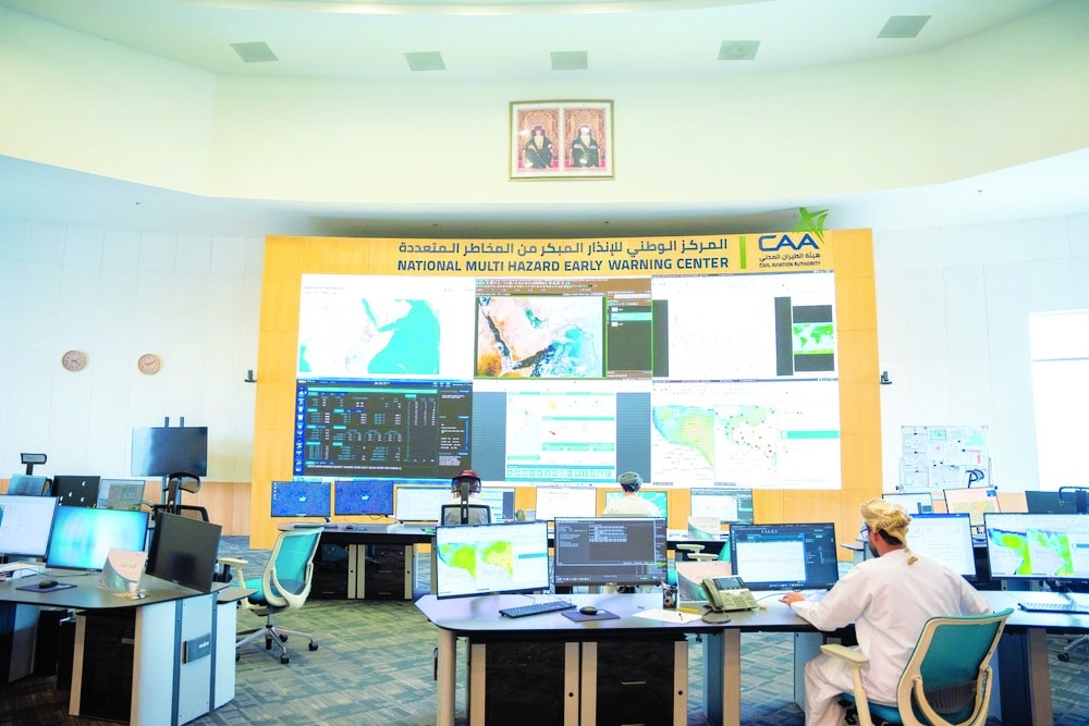 In 2025, the number of weather monitoring stations reached 83 in Oman.