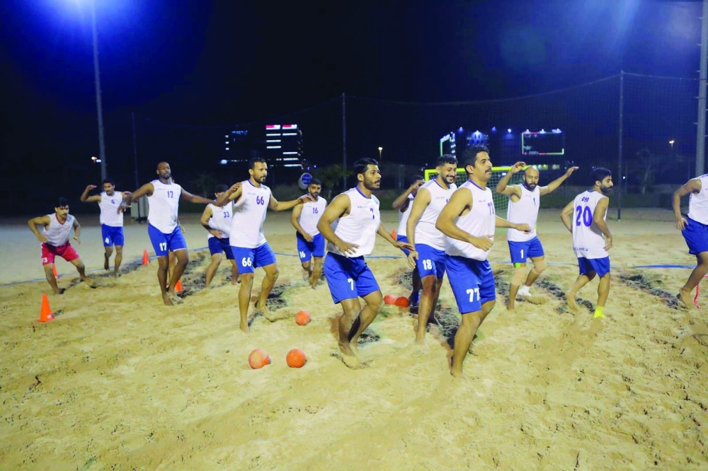 The Omani team is set to begin its training sessions today at the sand court of the Sultan Qaboos Sports Complex in Bausher