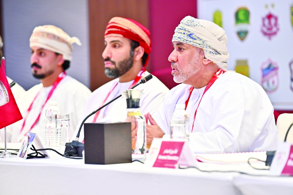 OFA Chairman Sayyid Suleiman bin Hamoud al Busaidy highlighted ongoing efforts to enhance governance, improve technical performance and strengthen institutional work across the football system.