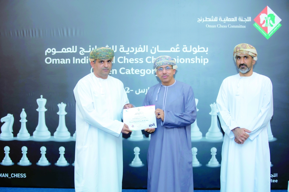 Manea al Kathiri (1,875) of Salalah Club finished second with seven points. — Salem al Salhi