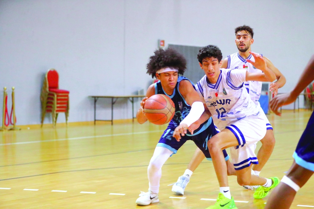 Nizwa claimed a valuable 72-66 victory over Salalah. — Mousa al Balushi
