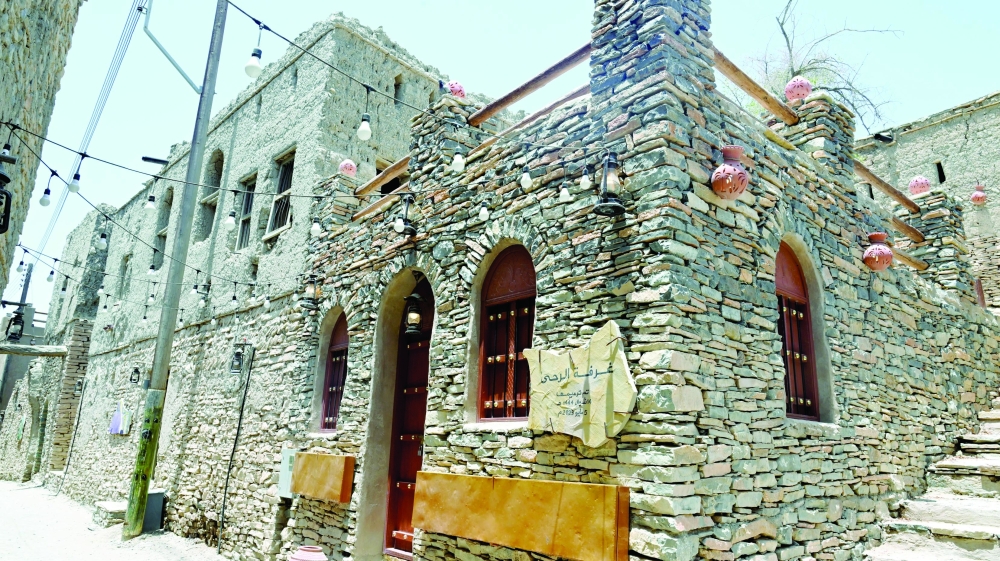 The project to develop old quarters aligns with the objectives of Oman Vision 2040, which seeks to diversify income sources and enhance the tourism sector. — Photos by Abdulwahid al Hamdani