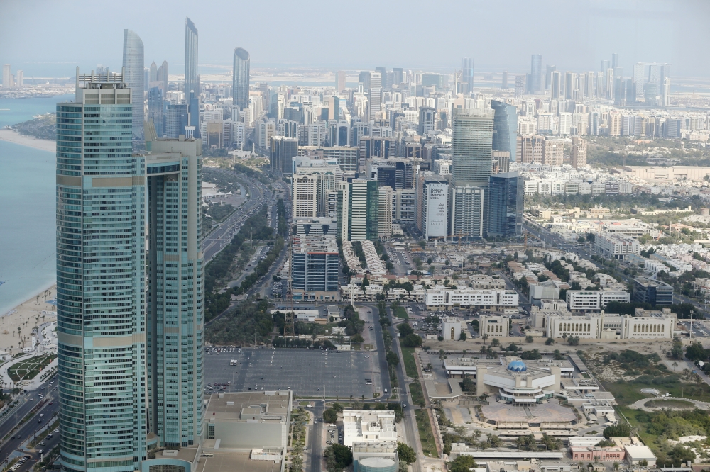 General view of the Abu Dhabi city 