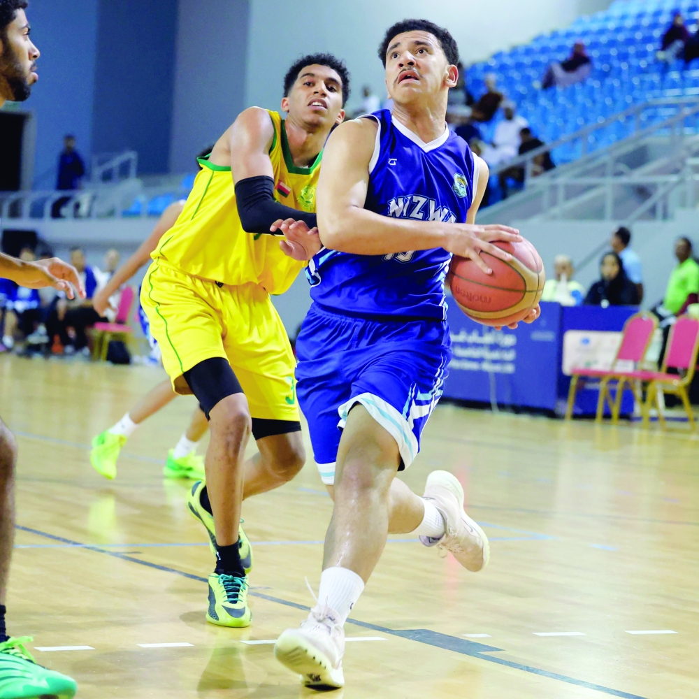 Nizwa defeated Seeb 66-62 in the first round of the second final stage of the Oman Youth Basketball League. — Mousa al Balushi