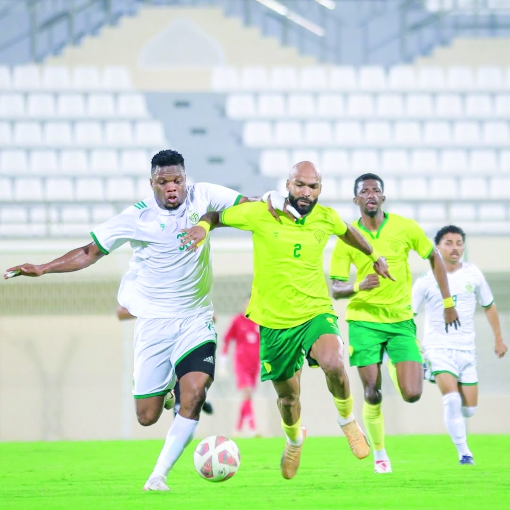 Seeb and Samayil players in action during the Jindal League.