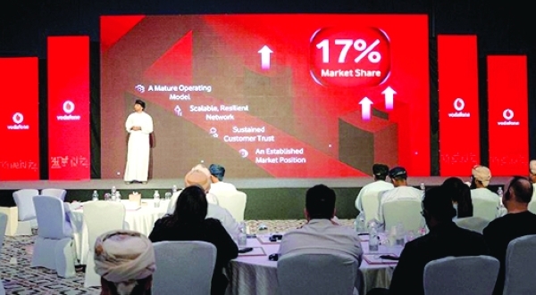 Vodafone Oman hits 17% share as growth accelerates