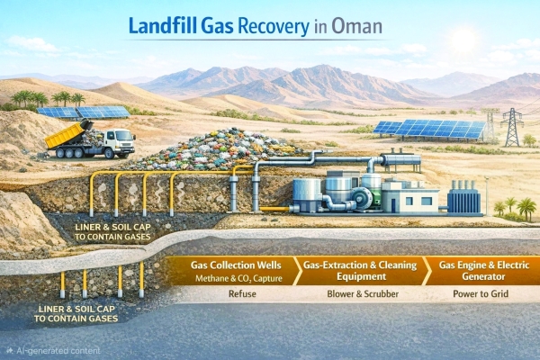Oman to harness landfill gas for power generation