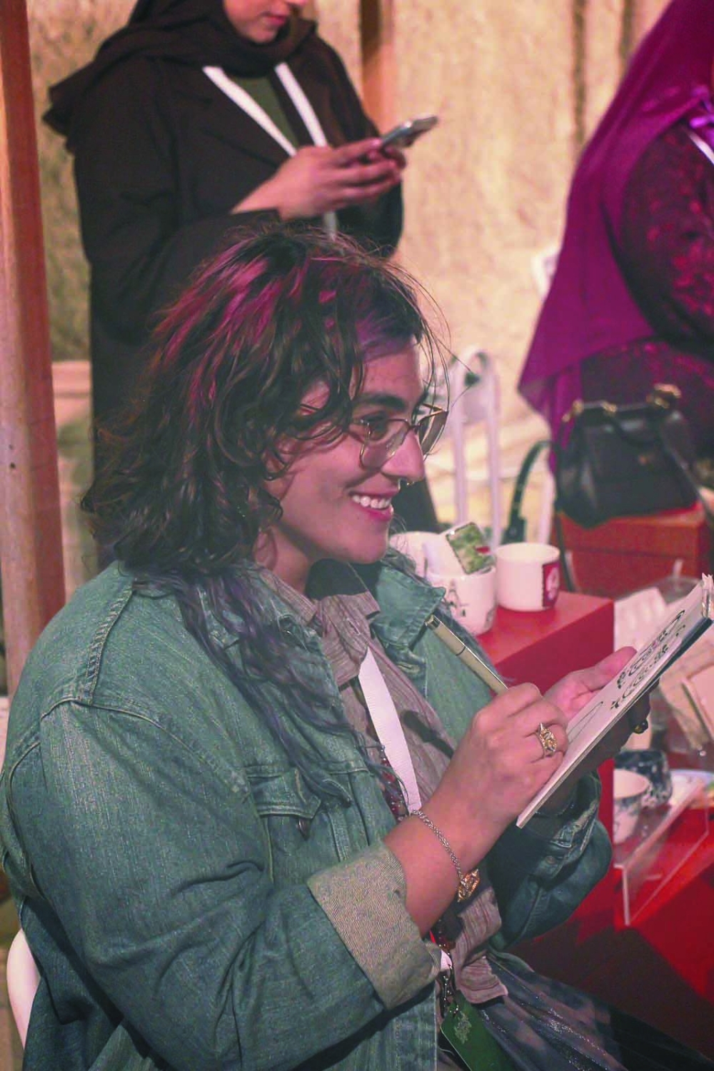 Artist Shahad al Hamdi