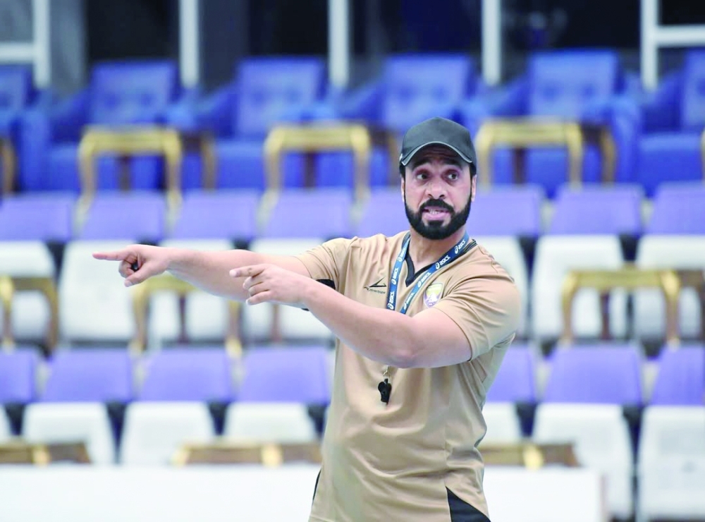 Jamal al Maamari during a match for the Al Ain team.