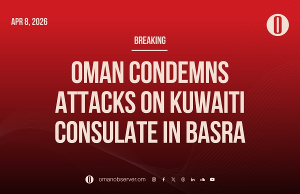 Oman condemns attacks on Kuwaiti consulate in Basra