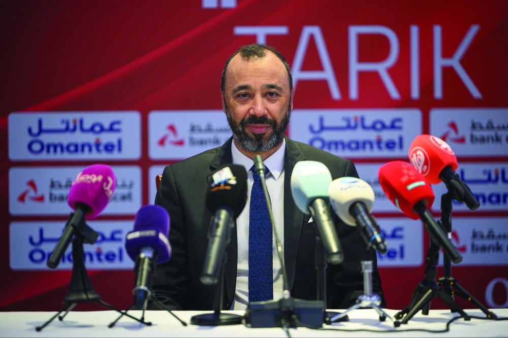 Oman head coach Tarik Sektioui