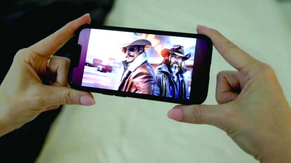 a song by Cain Walker featuring Cade Winslow which is one of many AI-generated country music tunes. — AFP