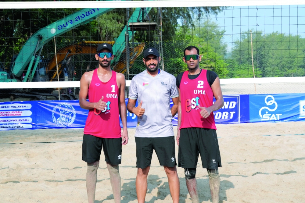 Oman’s duo Hood al Jalboubi and Mazin al Hashmi