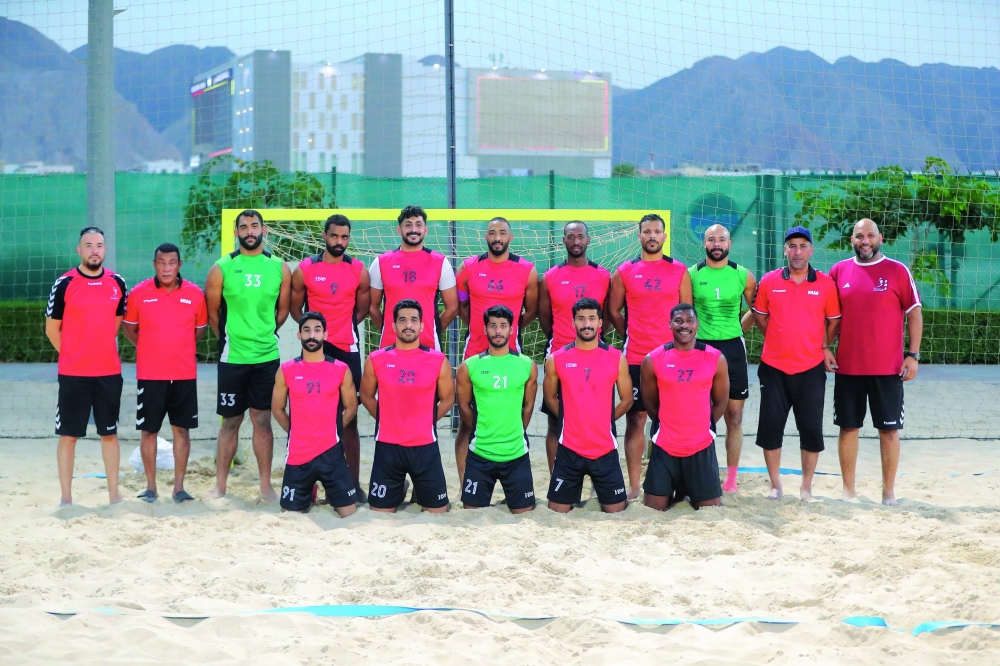 Beach handball team