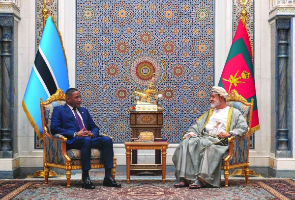 HM, Botswana President hold talks