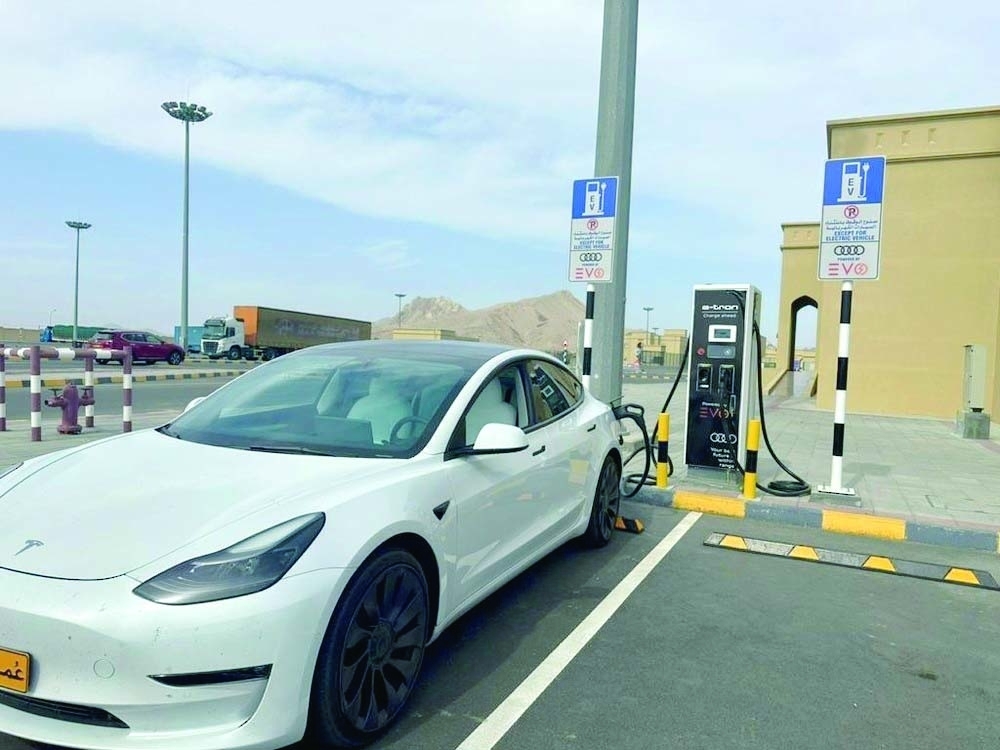 As many as 2,182 electric vehicles were registered in Oman as of November 18, 2025.