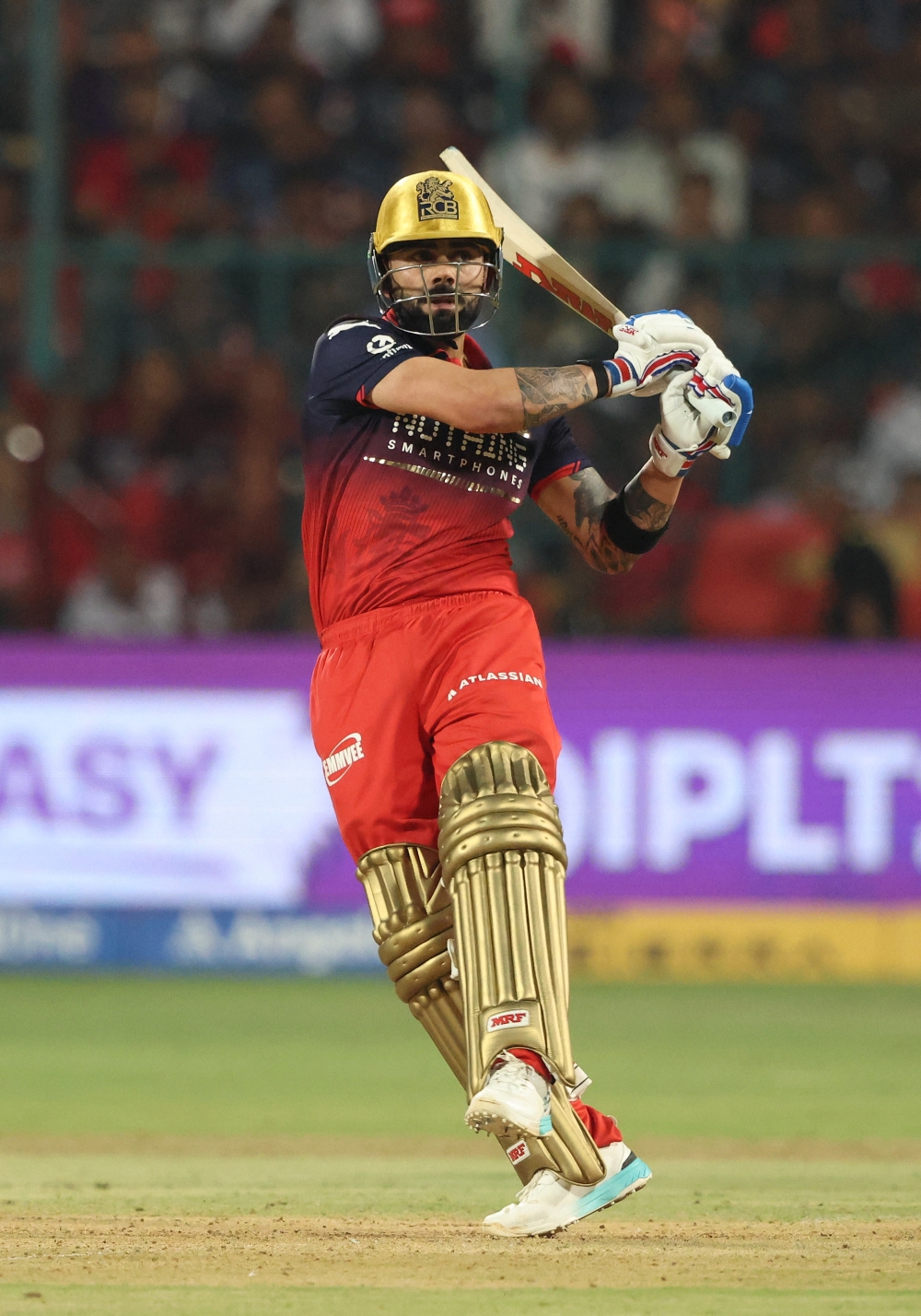   Royal Challengers Bengaluru's Virat Kohli in action 