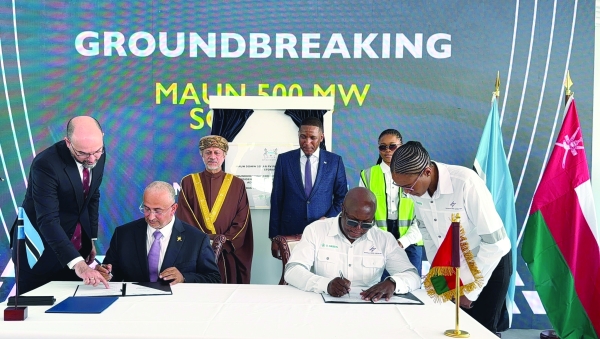 Oman, Botswana launch 500 mw solar power plant