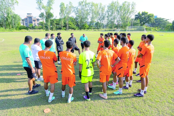 Oman U17 team begins camp for key upcoming assignments