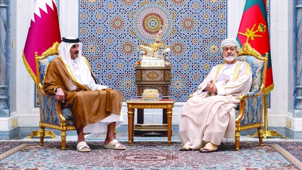 HM, Emir of Qatar discuss regional developments