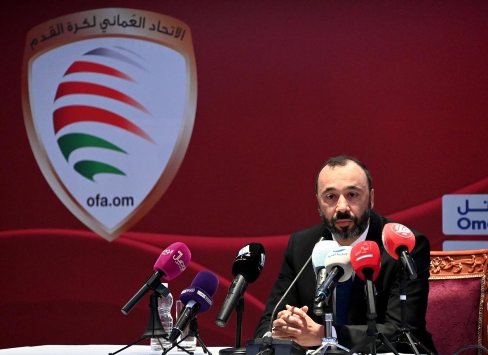 Oman national team head coach Tarik Sektioui 