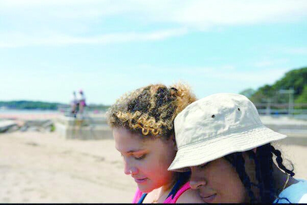 Destiny Checo and Juan Collado in Mad Bills to Pay