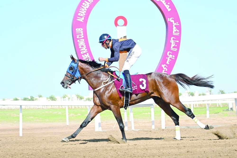 A rider in action during one of the rounds. — ONA