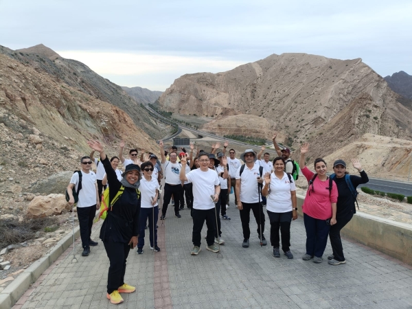 Intl Wellness Day marked with Wadi Kabir trail hike