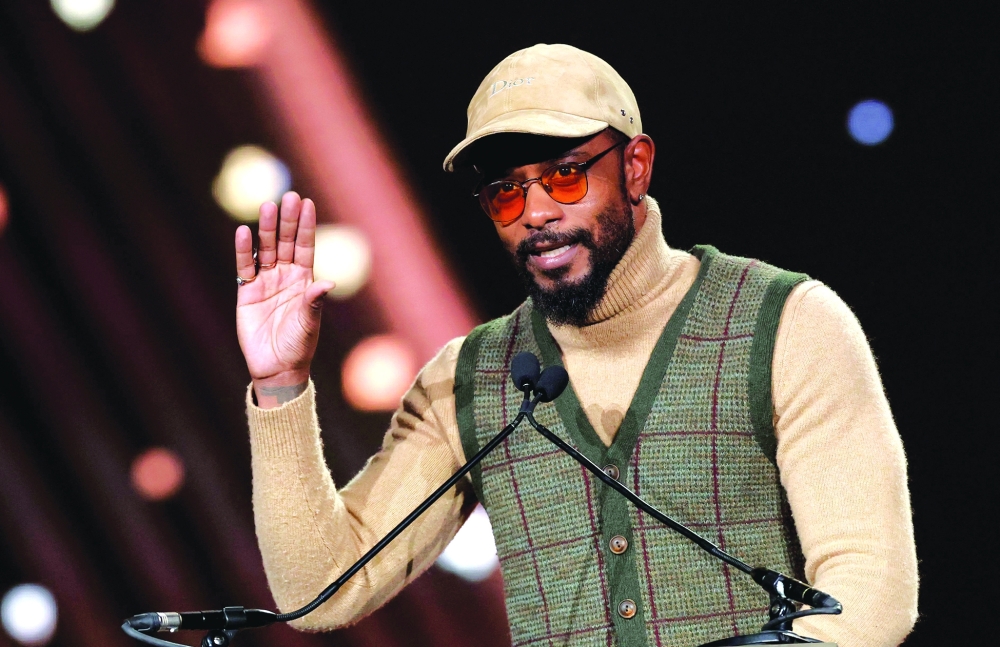 Star of the Year award recipient US actor LaKeith Stanfield speaks on stage during the CinemaCon 2026 Big Screen Achievement Awards at OMNIA Club at Caesars Palace in Las Vegas, Nevada. — AFP