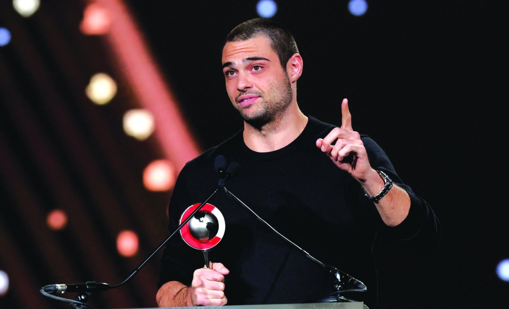 Star of Tomorrow award recipient US actor Noah Centineo.