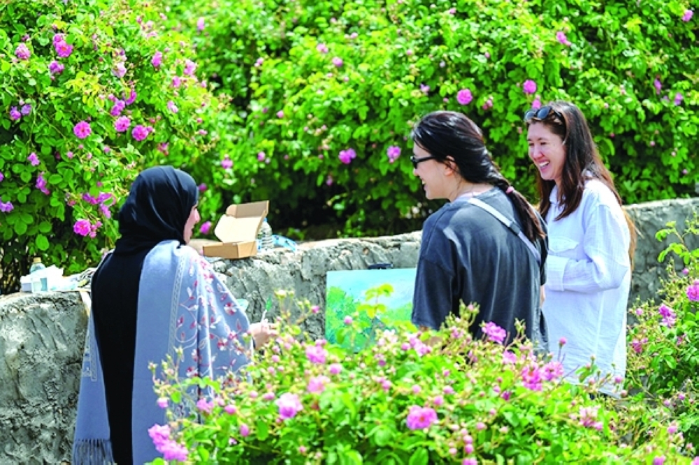 The 'Rose Trail' linking villages attracted participation from 400 contestants.