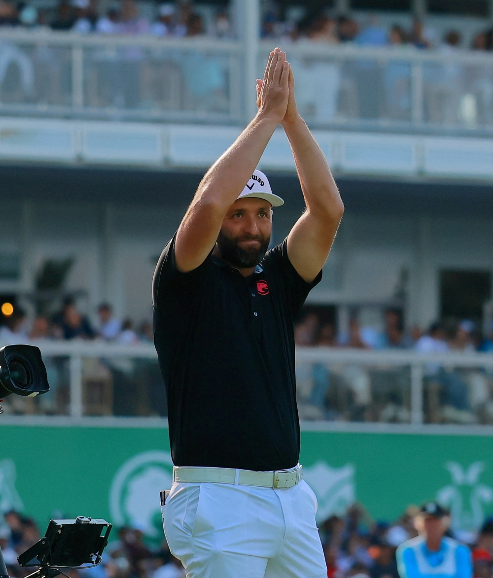  Legion XIII's Jon Rahm celebrates winning LIV Golf Mexico City  