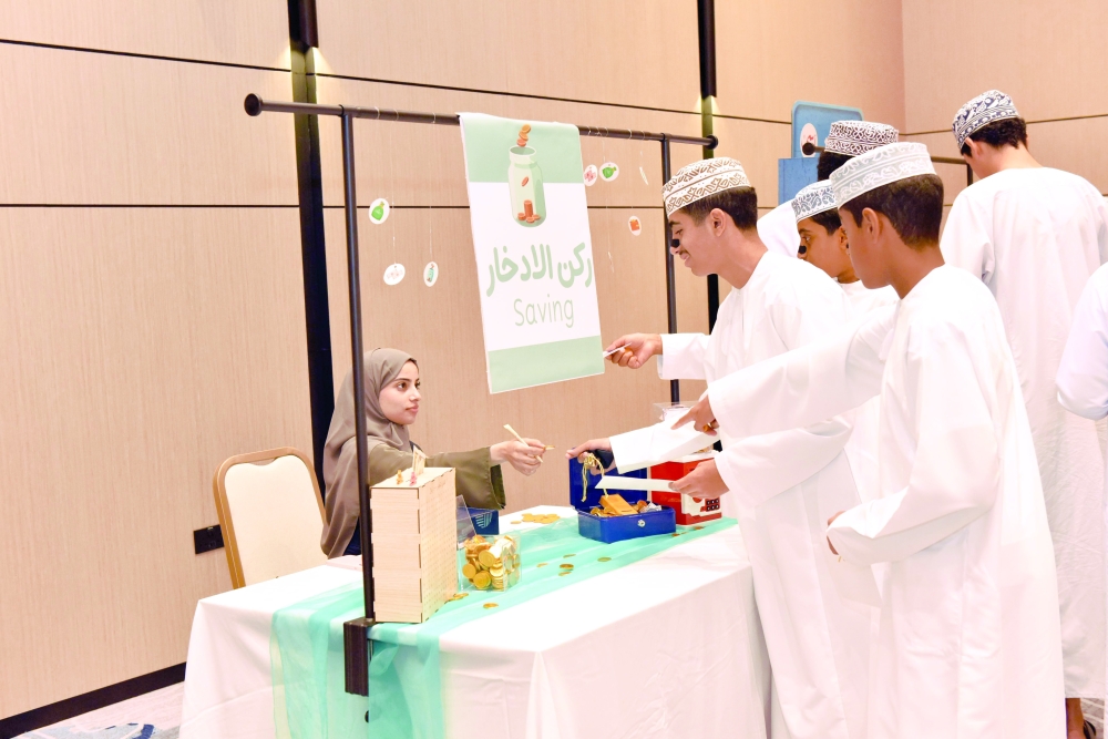 The workshops included interactive competitions led by specialists in insurance and investment.