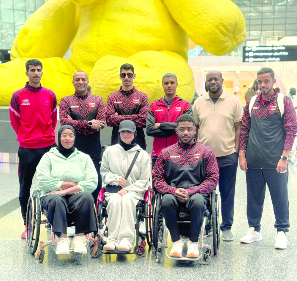 Oman will be represented by a squad of nine athletes.