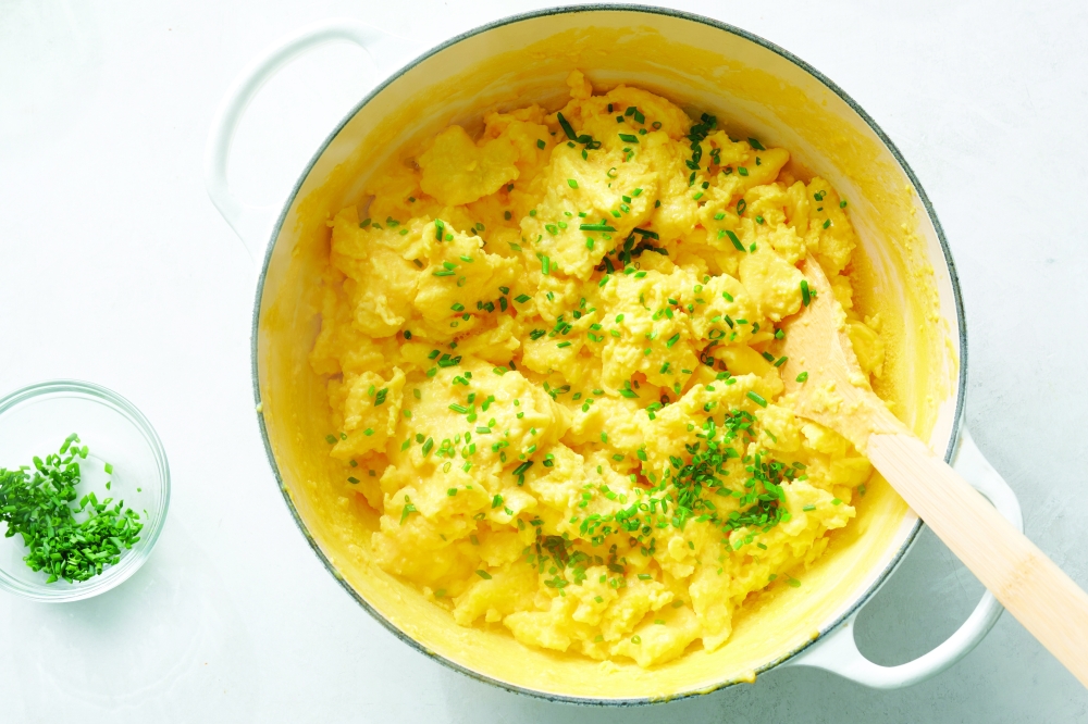 Scrambled Eggs for a Crowd. This fast, reliable staple can be even more delicious with these seven surprising hacks.