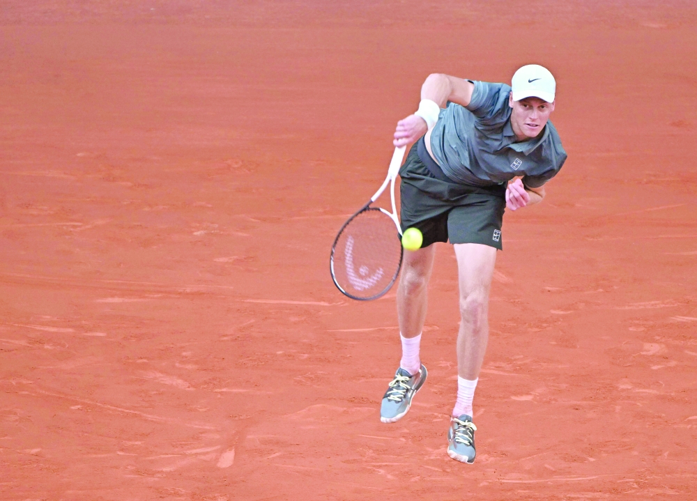 Sinner overcomes Bonzi in record hunt at Madrid Open